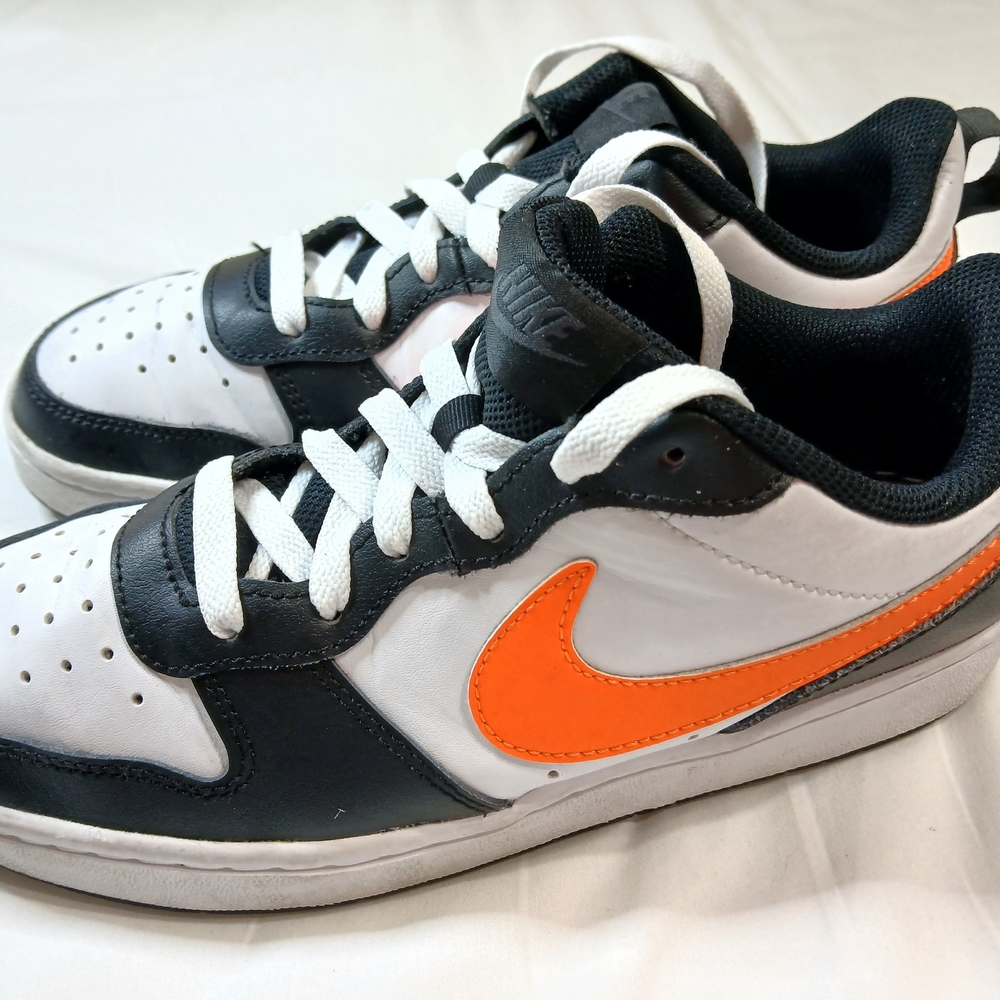 Nike Kids Sneakers Black White Orange
